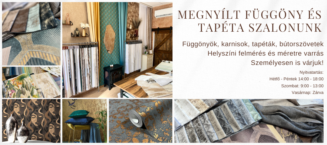 HelloTextil Méteráru Rövidáru Tapéta Webáruház