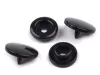 KAM műanyag patent csomag (12,4 mm-es, 20 db-os): Fekete (B5)