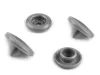 KAM műanyag patent csomag (12,4 mm-es, 20 db-os): Ezüst szürke (B13)