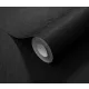 Fekete texturált egyszínű (lángálló, mosható) vlies-vinyl tapéta