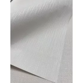   Fehér csillogó texturált egyszínű (lángálló, mosható) vlies-vinyl tapéta