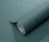 Petrolzöld csillogó texturált egyszínű (lángálló, mosható) vlies-vinyl tapéta