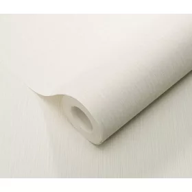   Krém csillogó texturált egyszínű (lángálló, mosható) vlies-vinyl tapéta