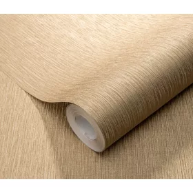   Arany csillogó texturált egyszínű (lángálló, mosható) vlies-vinyl tapéta