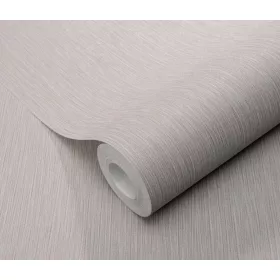   Taupe (halvány lilás) csillogó texturált egyszínű (lángálló, mosható) vlies-vinyl tapéta