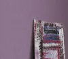 Lila csillogó texturált egyszínű (lángálló, mosható) vlies-vinyl tapéta