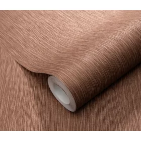   Bronz csillogó texturált egyszínű (lángálló, mosható) vlies-vinyl tapéta