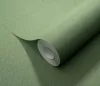 Levélzöld texturált egyszínű (lángálló, mosható) vlies-vinyl tapéta