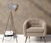 Elle Decoration 4 betonmintás arany-enyhén s.kékes (lángálló, mosható) vlies-vinyl tapéta
