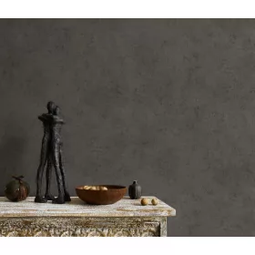   Elle Decoration 4 betonmintás sötétszürke (lángálló, mosható) vlies-vinyl tapéta