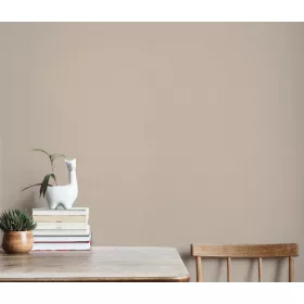   Elle Decoration 4 Meleg-bézs egyszínű textilhatású (lángálló, mosható) vlies-vinyl tapéta