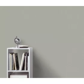   Elle Decoration 4 Középszürke egyszínű textilhatású (lángálló, mosható) vlies-vinyl tapéta