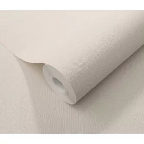   Elle Decoration 4 Halványbézs egyszínű textilhatású (lángálló, mosható) vlies-vinyl tapéta
