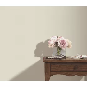   Elle Decoration 4 Halványbézs egyszínű textilhatású (lángálló, mosható) vlies-vinyl tapéta