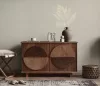 Elle Decoration 4 Halványbézs egyszínű textilhatású (lángálló, mosható) vlies-vinyl tapéta