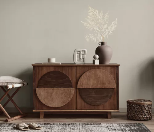 Elle Decoration 4 Halványbézs egyszínű textilhatású (lángálló, mosható) vlies-vinyl tapéta