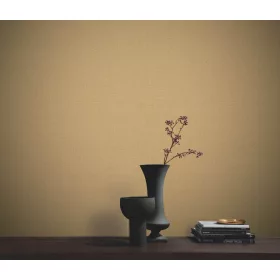   Elle Decoration 4 Fényes arany egyszínű textilhatású (lángálló, mosható) vlies-vinyl tapéta
