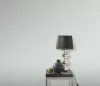 Elle Decoration 4 Halványszürke egyszínű textilhatású (lángálló, mosható) vlies-vinyl tapéta