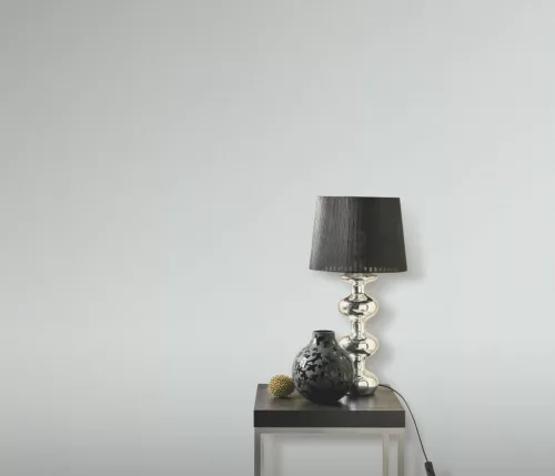 Elle Decoration 4 Halványszürke egyszínű textilhatású (lángálló, mosható) vlies-vinyl tapéta