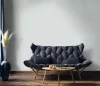 Elle Decoration 4 Halványszürke egyszínű textilhatású (lángálló, mosható) vlies-vinyl tapéta