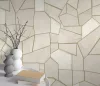 Elle Decoration 4 Krém-fehér-arany modern mintás (lángálló, mosható) vlies-vinyl tapéta