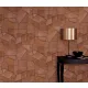 Elle Decoration 4 Terracotta-arany modern mintás (lángálló, mosható) vlies-vinyl tapéta
