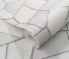 Elle Decoration 4 Fehér-szürke-ezüst modern mintás (lángálló, mosható) vlies-vinyl tapéta