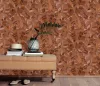 Elle Decoration 4 Terracotta-arany levél mintás (lángálló, mosható) vlies-vinyl tapéta