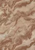 Elle Decoration 4 Terracotta-bronzos márvány mintás (lángálló, mosható) vlies-vinyl tapéta