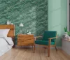 Elle Decoration 4 Türkiz-arany márvány mintás (lángálló, mosható) vlies-vinyl tapéta