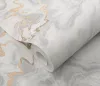 Elle Decoration 4 Fehér-arany márvány mintás (lángálló, mosható) vlies-vinyl tapéta