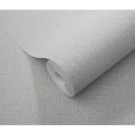   Szürke lenes textúrájú egyszínű (lángálló, mosható) vlies-vinyl tapéta