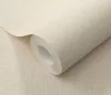 Bézs lenes textúrájú egyszínű (lángálló, mosható) vlies-vinyl tapéta