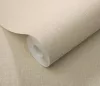 Melegbézs lenes textúrájú egyszínű (lángálló, mosható) vlies-vinyl tapéta