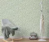Opus: Zöld leveles indaminta (mosható) vlies alapon hab felületű tapéta