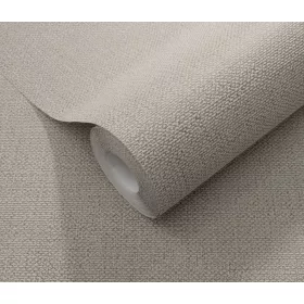   Opus: Taupe textilhatású egyszínű (mosható) vlies alapon hab felületű tapéta