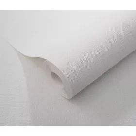   Opus: Világosszürke textilhatású egyszínű (mosható) vlies alapon hab felületű tapéta
