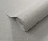Opus: Sötét taupe textilhatású egyszínű (mosható) vlies alapon hab felületű tapéta