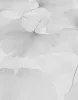 Elysium fehér alapon halványszürke szaténfényű Ginkgo Biloba (lángálló, mosható) vlies-vinyl tapéta