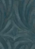 Elysium sötétkék a. arany fényes toll mintás (lángálló, mosható) vlies-vinyl tapéta