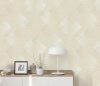 Elysium krém modern fényes (lángálló, mosható) vlies-vinyl tapéta