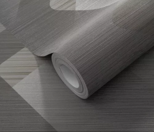 Elysium króm modern fényes (lángálló, mosható) vlies-vinyl tapéta