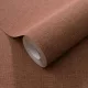 Secret Garden: Egyszínű terracotta lenes hatású textúrájú (lángálló, mosható) vlies-vinyl tapéta
