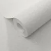 Secret Garden: Egyszínű fehér-natúros lenes hatású textúrájú (lángálló, mosható) vlies-vinyl tapéta