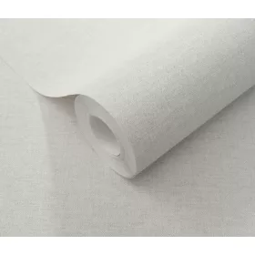   Krémes-szürkés strukturált egyszínű (lángálló, mosható) vlies-vinyl tapéta