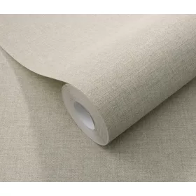   Taupe barna strukturált egyszínű (lángálló, mosható) vlies-vinyl tapéta