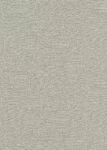 Secret Garden: Egyszínű szürke csipetnyi barnával lenes hatású textúrájú (lángálló, mosható) vlies-vinyl tapéta