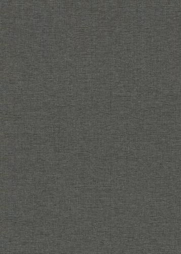Secret Garden: Egyszínű antracit szürke lenes hatású textúrájú (lángálló, mosható) vlies-vinyl tapéta
