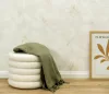 Krém virág mintás csillámos elegáns strukturált vlies-vinyl tapéta