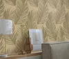 Arany tollas csillogó elegáns strukturált vlies-vinyl tapéta